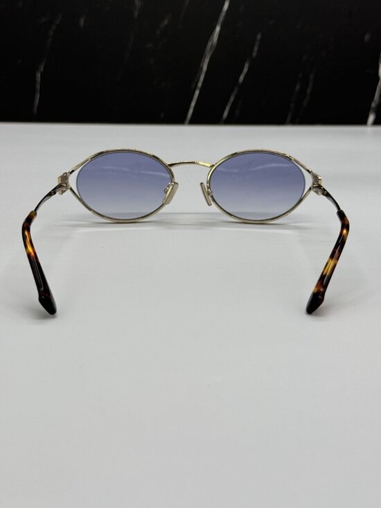 NEW MIU MIU MU52YS ZVN80O GOLD BLUE SUNGLASSES MIU MIU MU 52YS ZVN80O main image 5